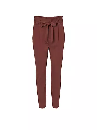 VERO MODA | Pantalon taille haute coupe ample VMEVA | braun